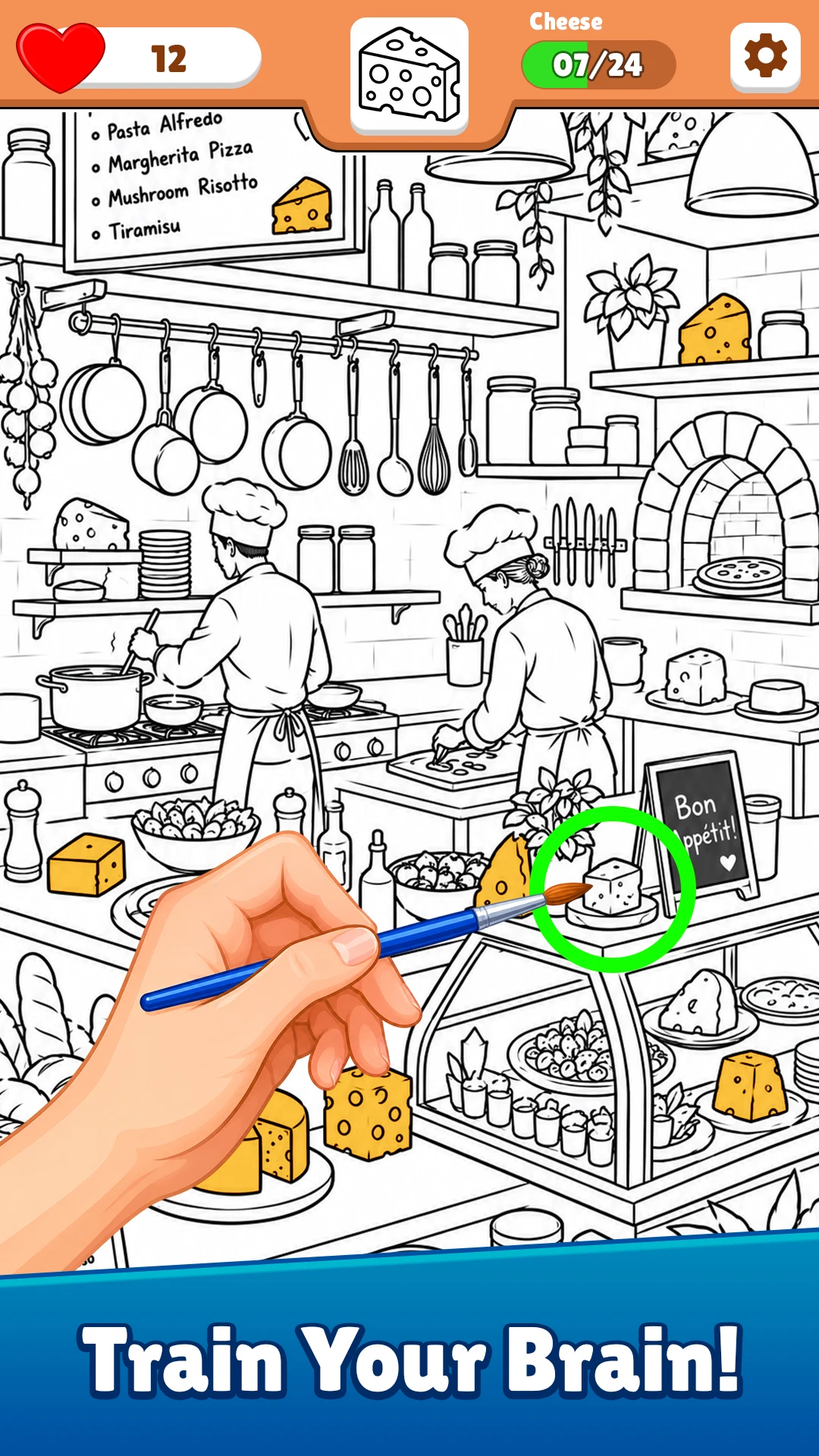 Find Hidden Foods : Spot It! screenshot
